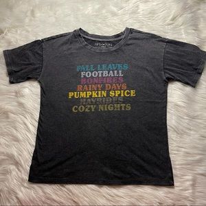 Fall women’s graphic tee